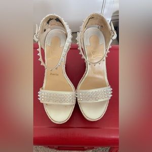 Christian Louboutin Mad Monica Spike Wedge Sandals